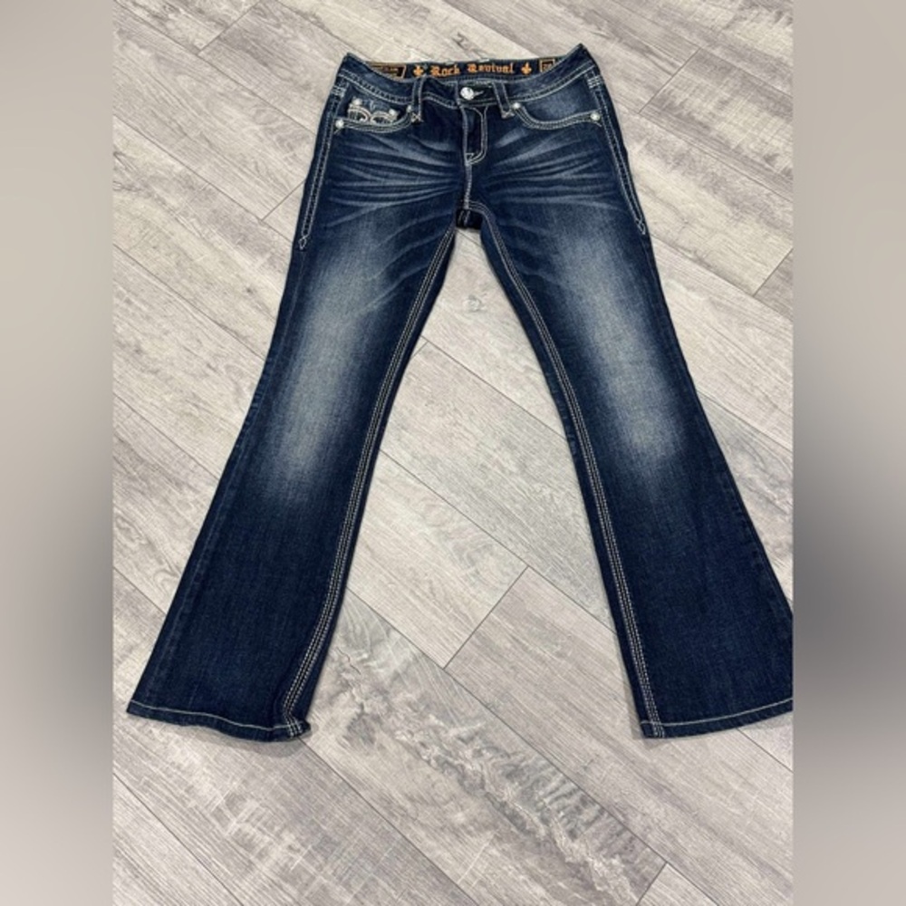 Rock Revival Indigo Flare Jeans